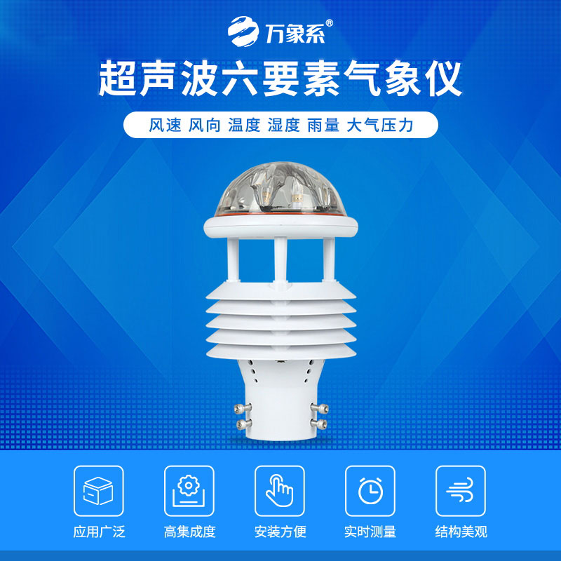 一芯感知六象，六要素一體式氣象傳感器看透氣象百態