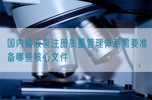 國(guó)內(nèi)輸液泵注冊(cè)質(zhì)量管理體系需要準(zhǔn)備哪些核心文件(圖1)